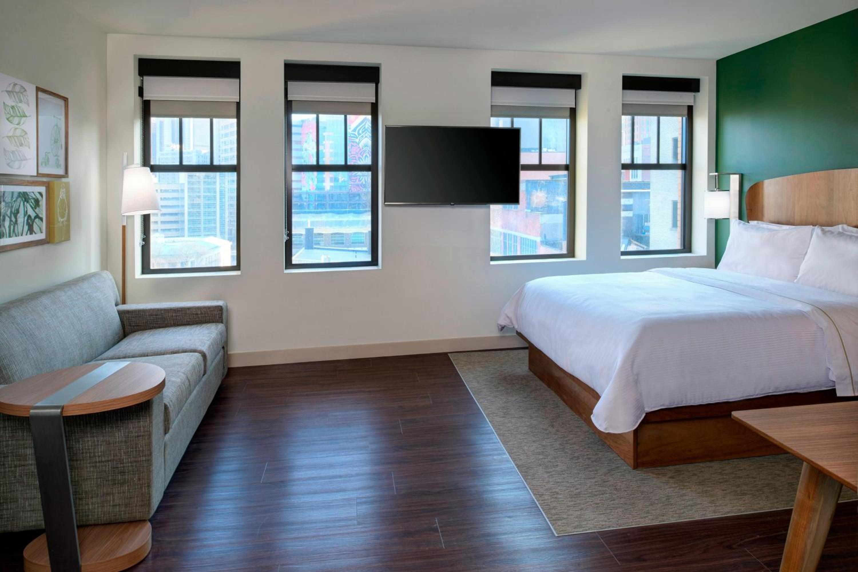 Studio, 1 King, Sofa bed, City view