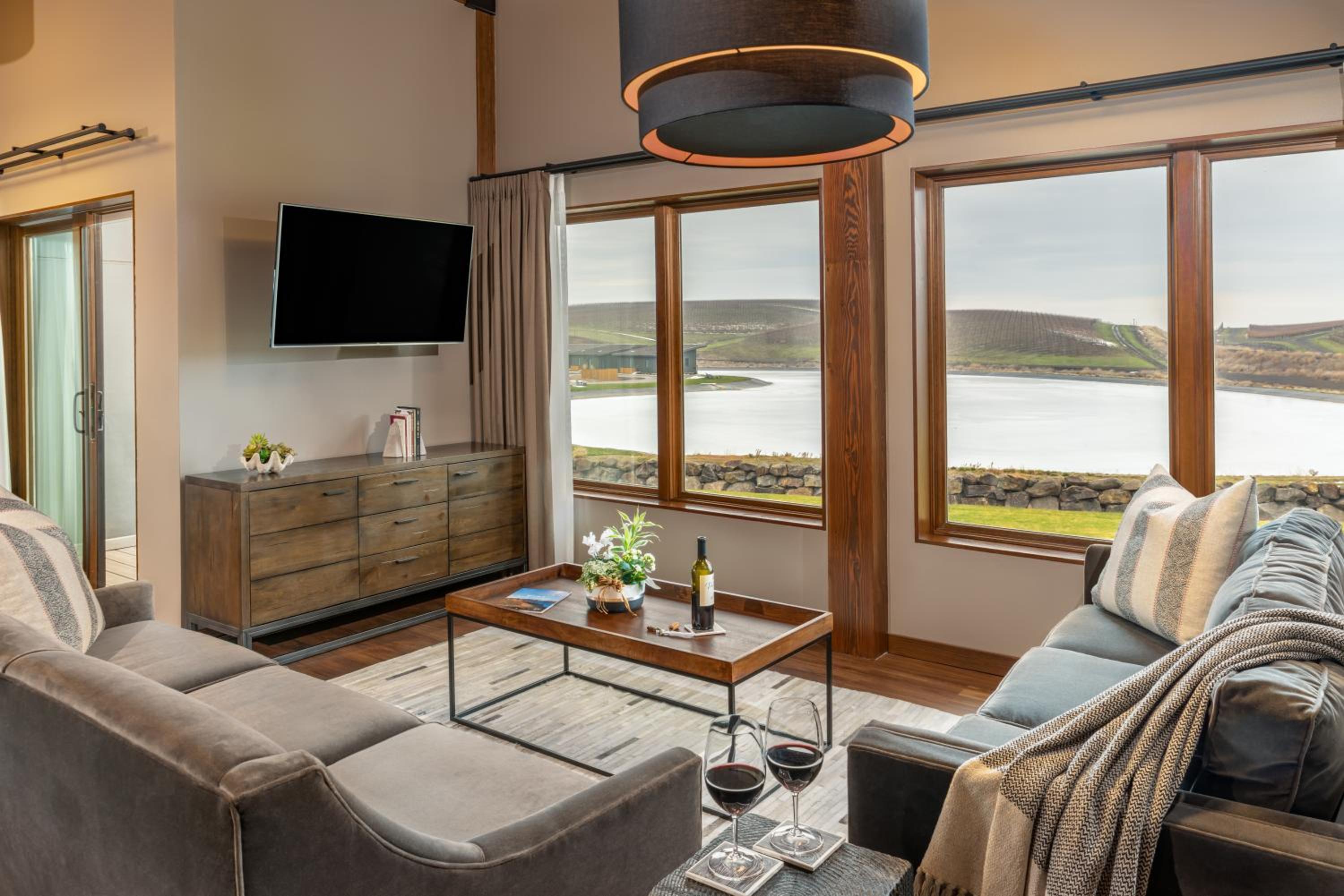 One-Bedroom Apartment with Balcony and Water View