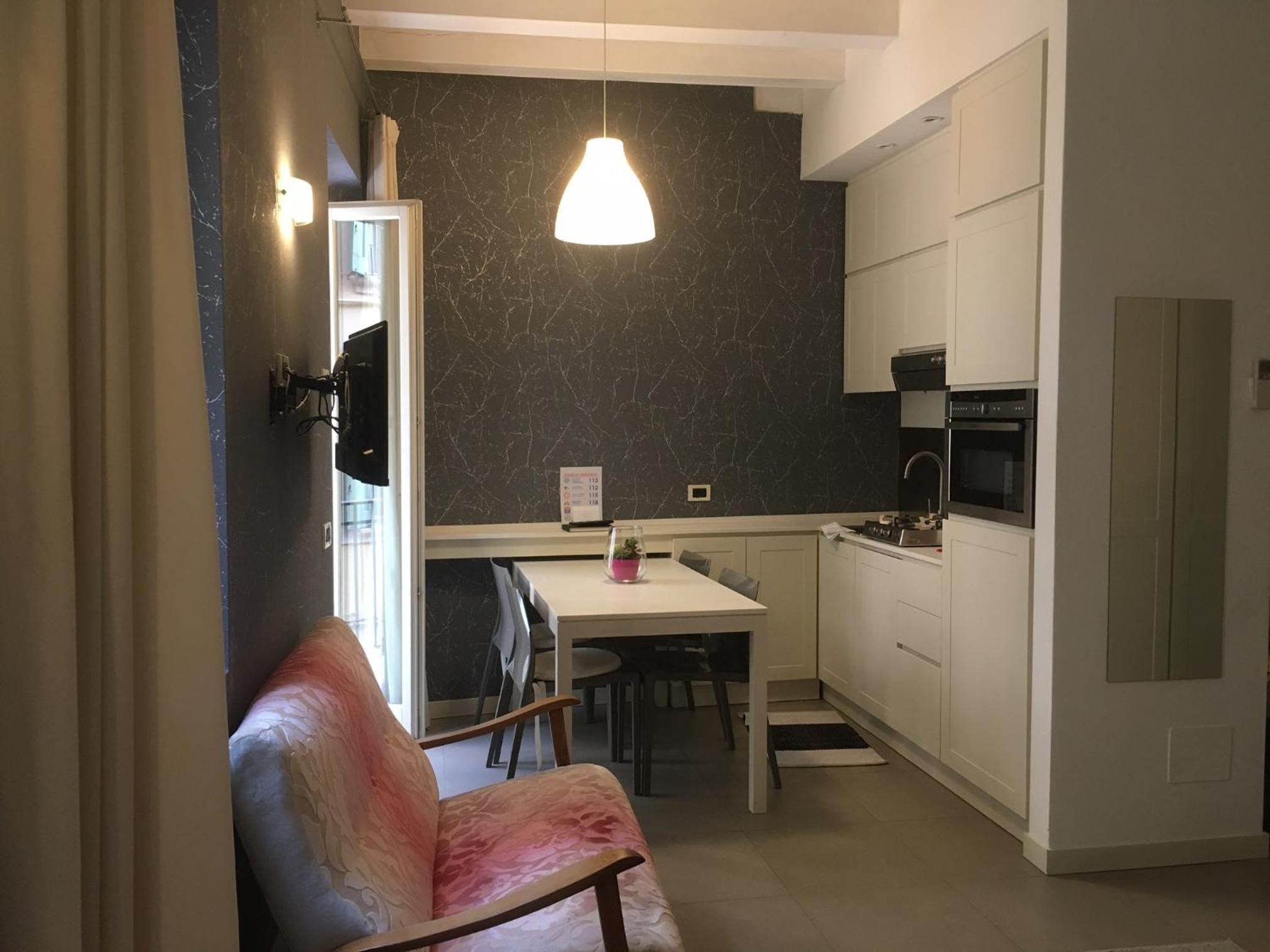 Studio Apartment with Balcony