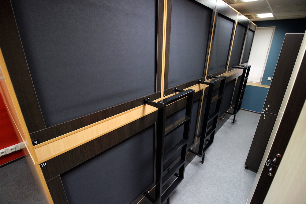 Capsule in 18-capsule dormitory