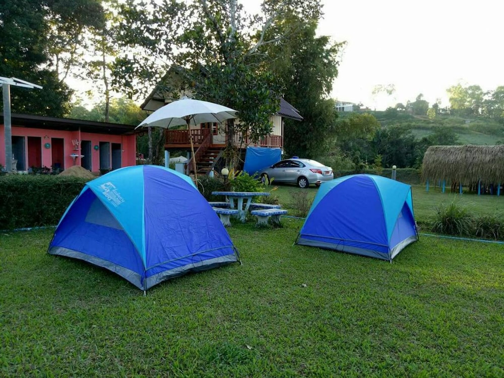 Tent with Shared Bathroom