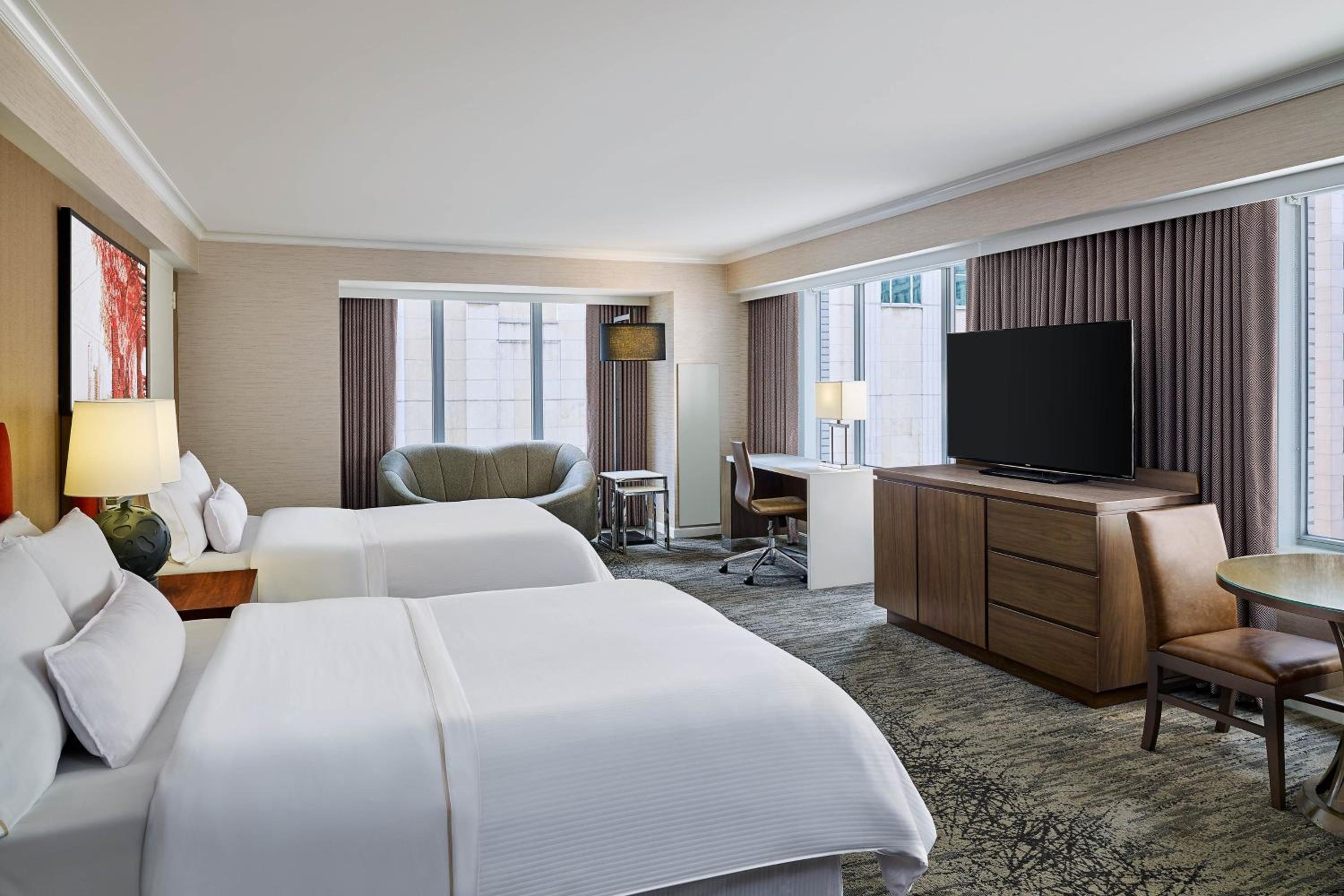 Corner Room with Two Double Beds