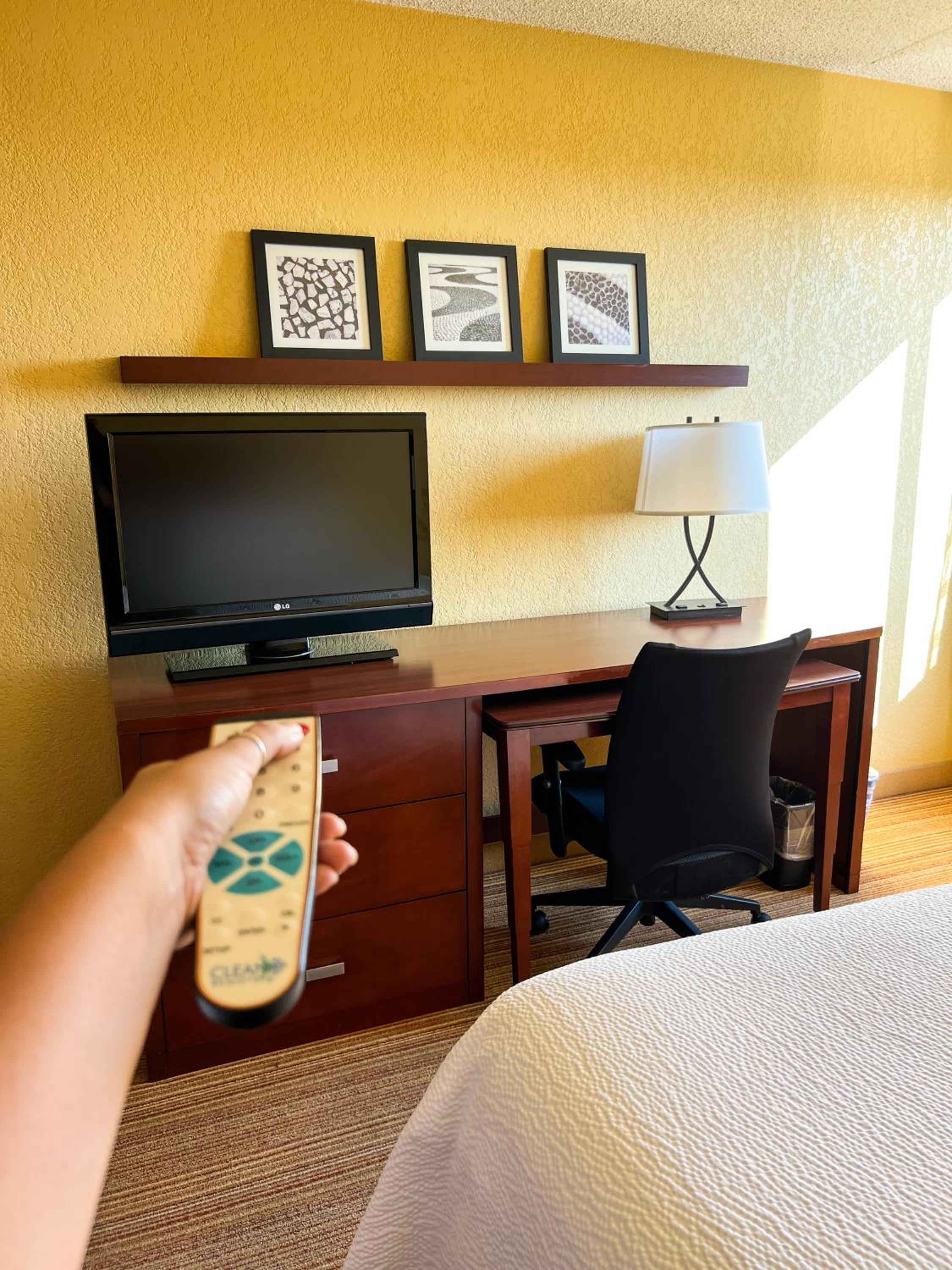King Room with Sofa Bed and Roll-in Shower - Mobility and Hearing Accessible