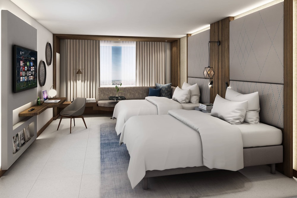 Deluxe Room, 2 Twin Beds, City View