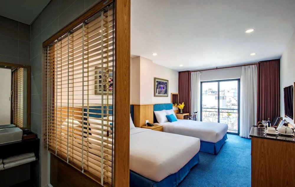 Family Quadruple Room, 2 Double Beds, Balcony, City View