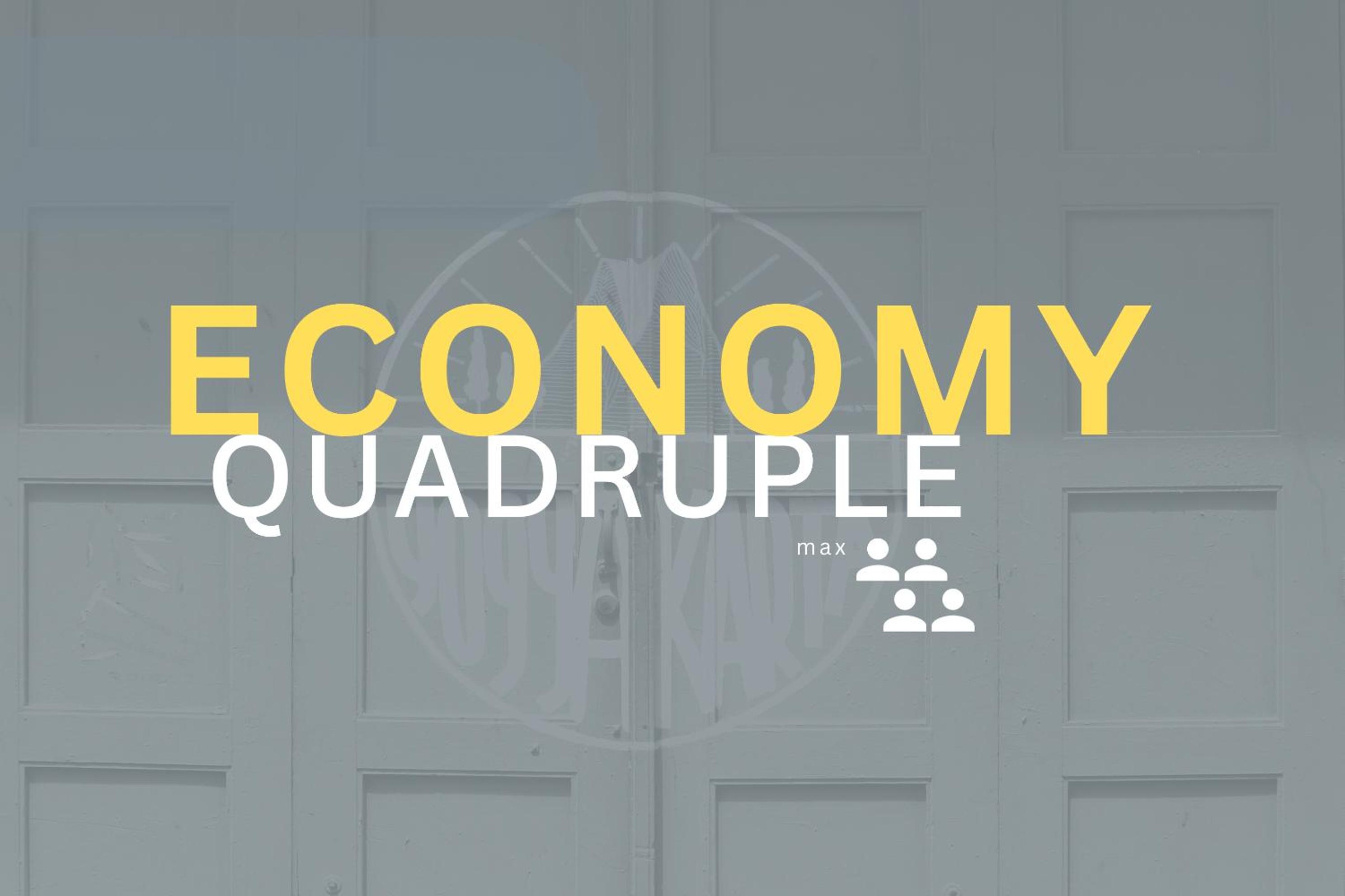 Economy Quadruple Room with Shared Bathroom