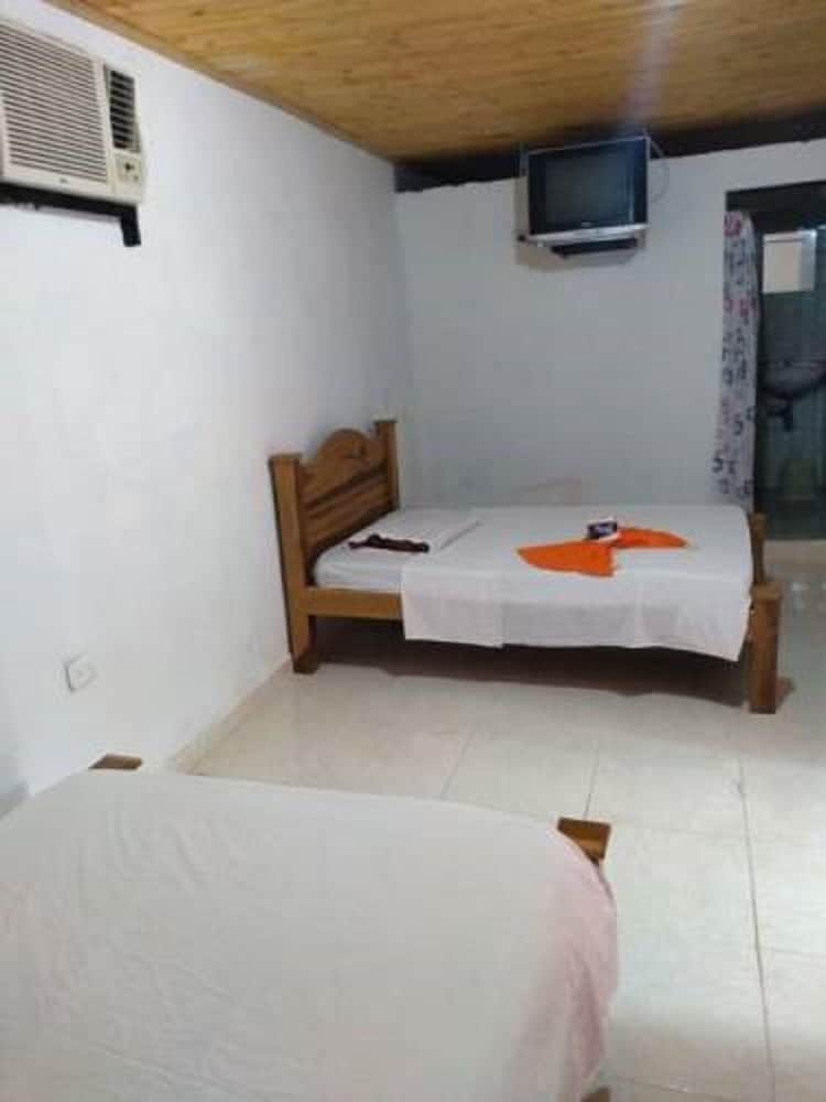Economy Double Room, 2 Double Beds (With A/C)