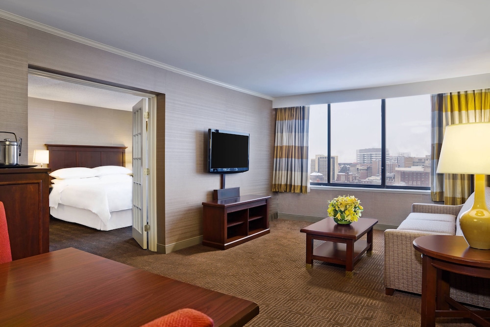Suite, 1 King Bed with Sofa bed, Corner