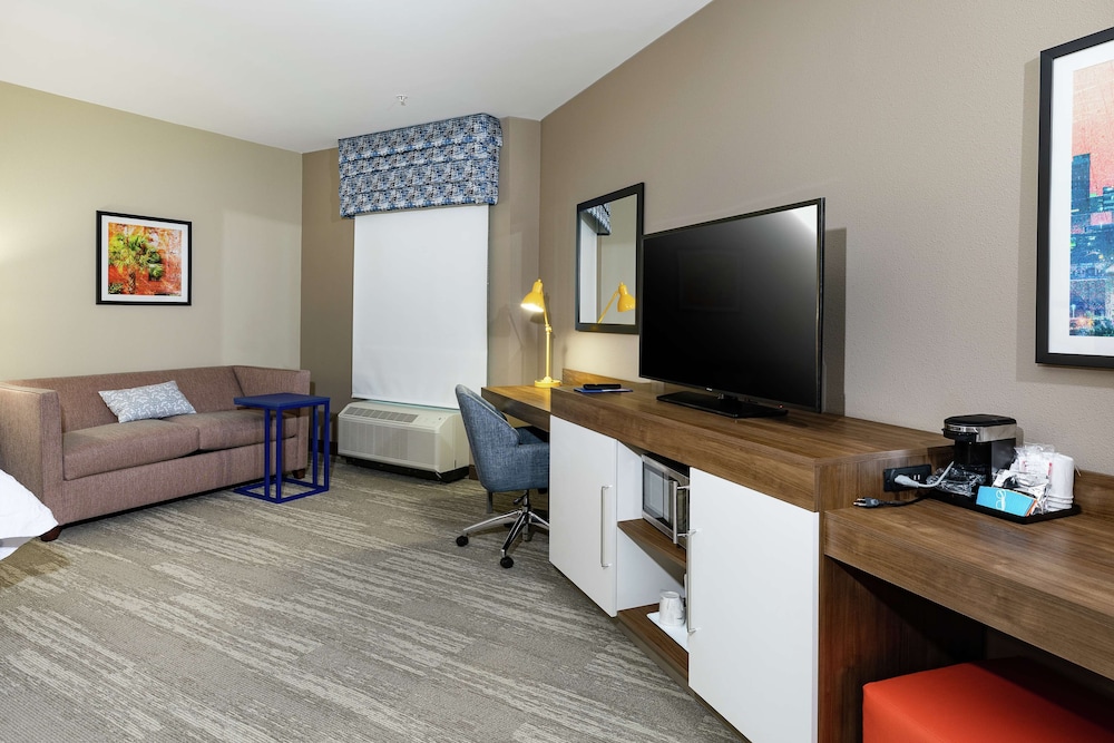 Room, 1 King Bed with Sofa bed, Refrigerator & Microwave