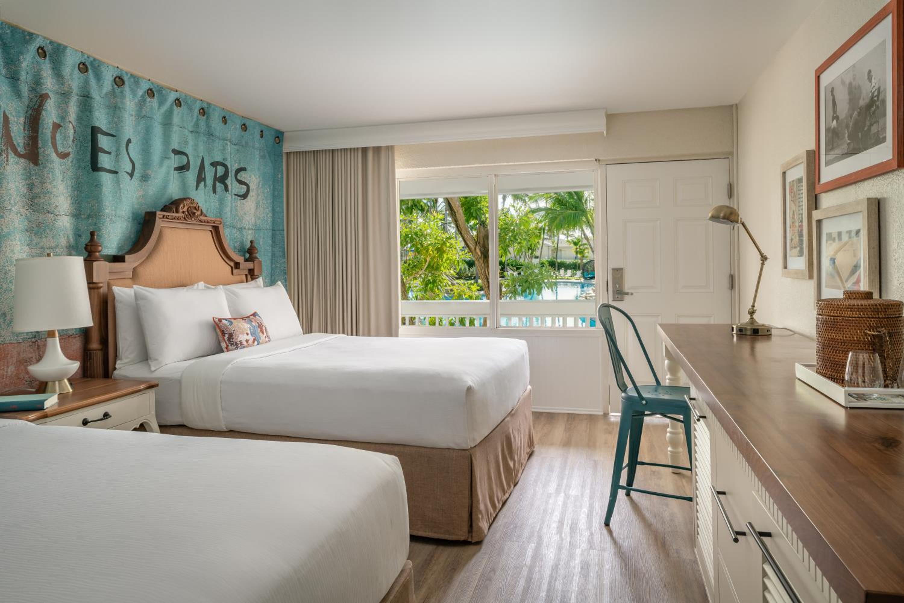 Traditional Room 2 Queen Beds Pool View