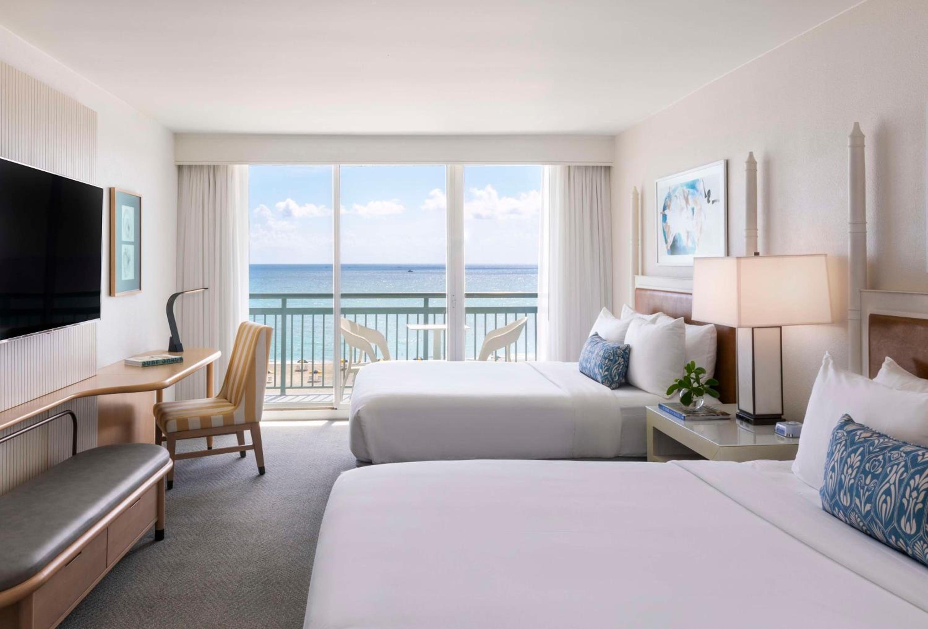 Queen Room with Two Queen Beds and Oceanfront View