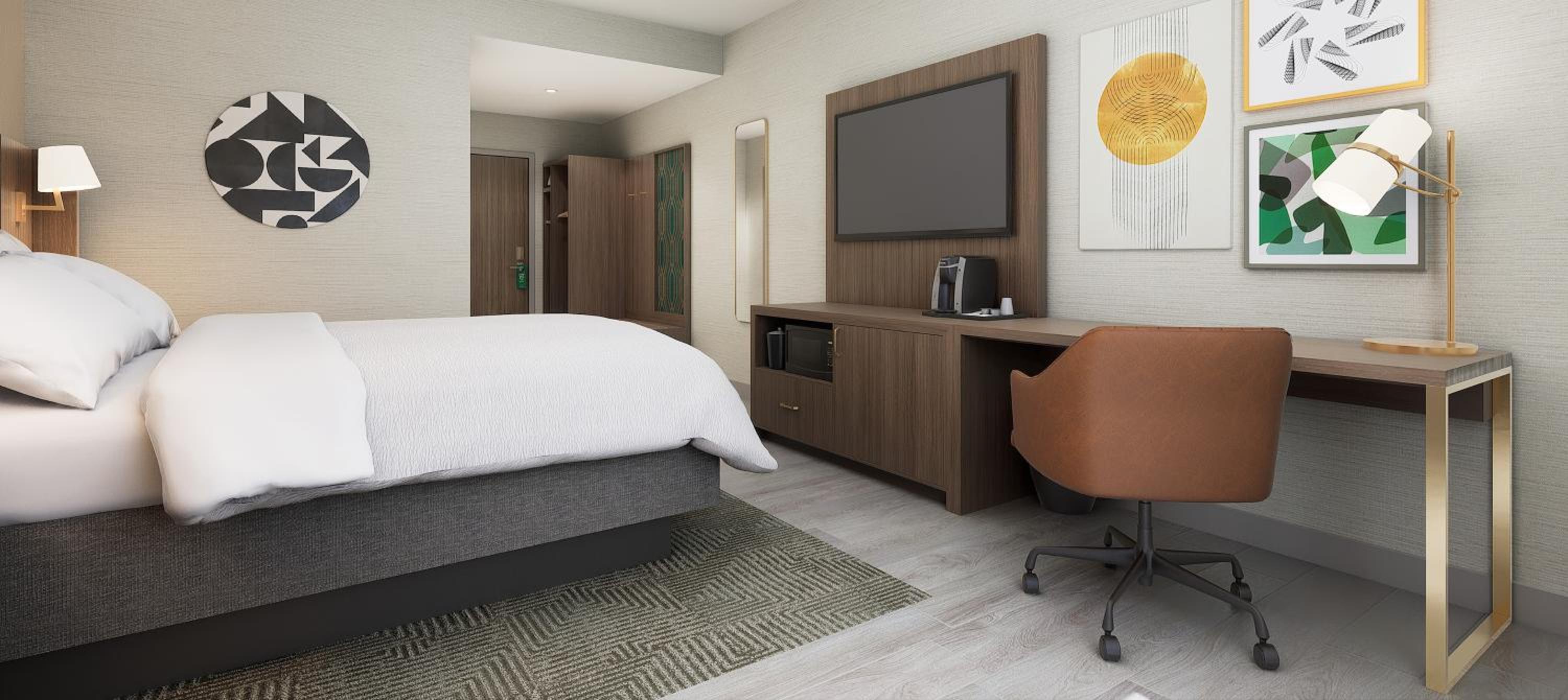 Standard King Room with Roll-In Shower