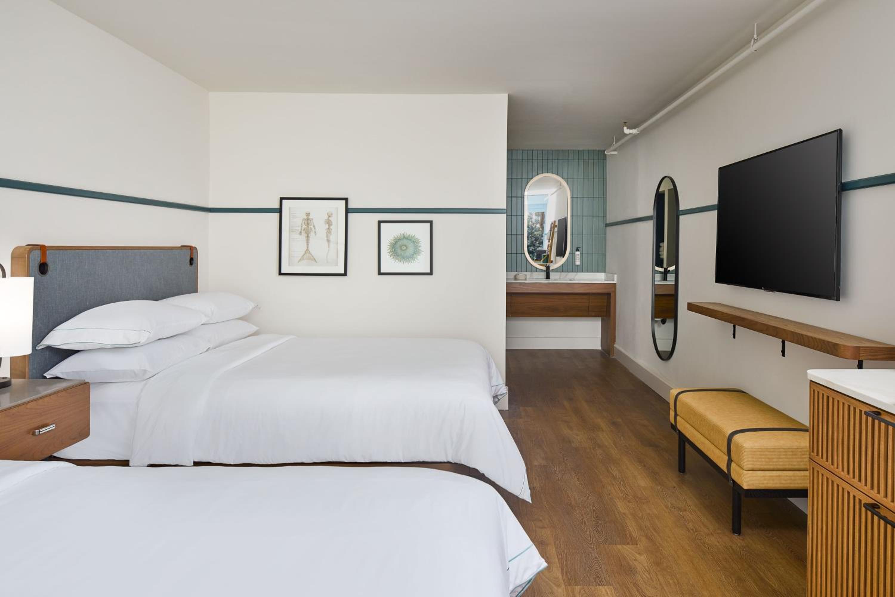 Queen Room with Two Queen Beds and Ocean View