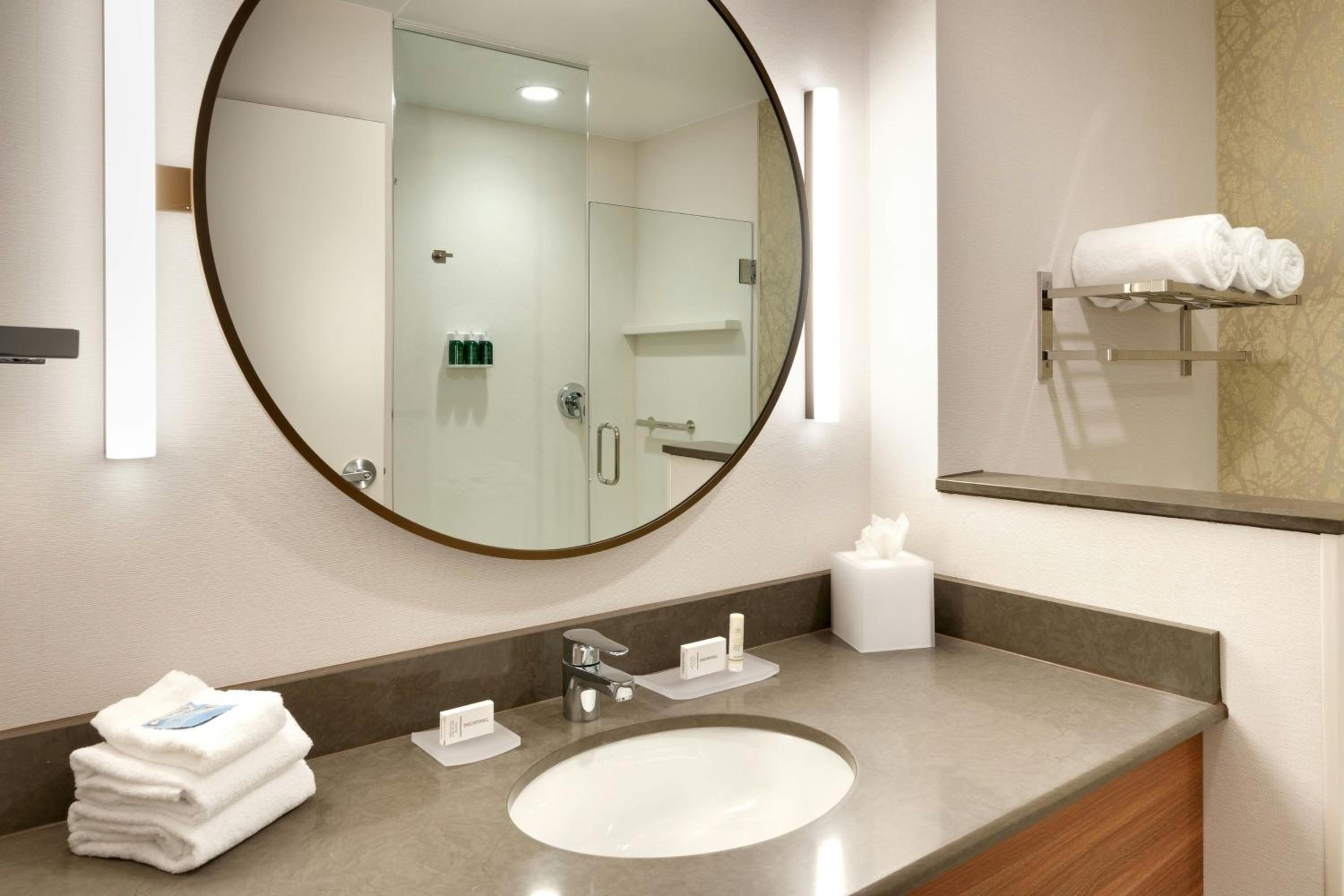 King Suite with Roll-In Shower and Sofa Bed - Mobility Access